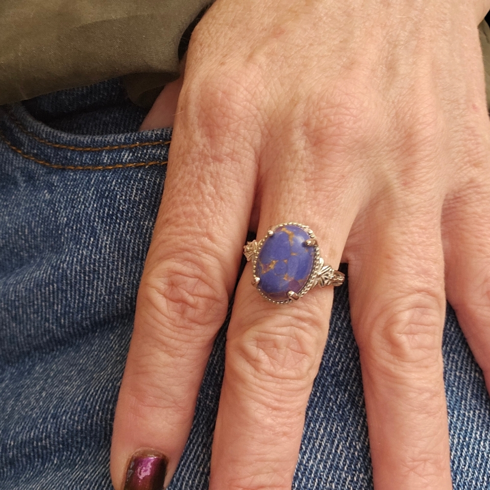 Turquoise Solitaire Ring - Picture 4 of 4